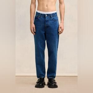 AMI Coupe Carotte Jeans In 402 Indigo Men's 31